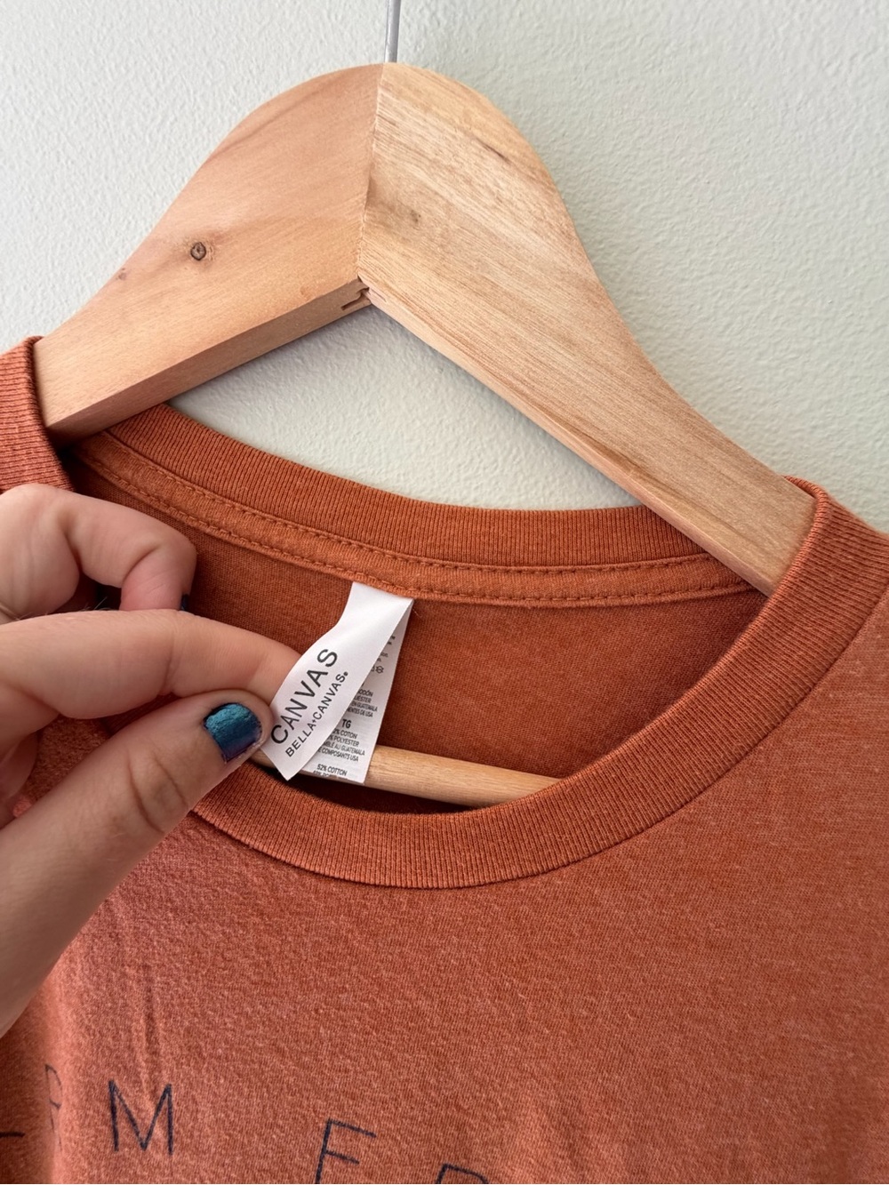 Bella Canvas Orange "Farm Fresh Pumpkins" Short Sleeve Tee - Picture 5 of 5